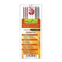 Грифель Pica-Marker 4070 для карандаша Pica - Dry 3030 (3 красных, 2 белых, 3 графитовых)