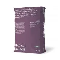 Суперэластичный гелевый клей Kerakoll H40 Gel для керамогранита, плитки и натурального камня, 20 кг