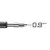 Комплект грифелей 7030/SB для карандаша Pica-FINE Dry 7070 (24 шт, средней жесткости HB) и ластики (2 шт)