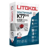 Клей для плитки и керамогранита SuperFlex K77 Litokol, 25 кг (серый)